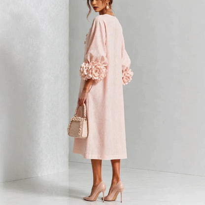 Women's Formal Casual Mini Cocktail Dress with Button-Up