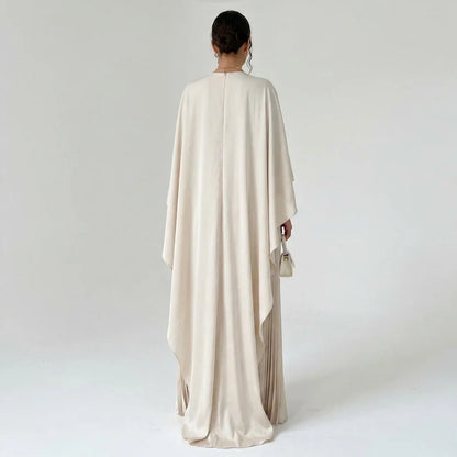 Women's Formal Evening Maxi Wedding Guest Dress with High Neck