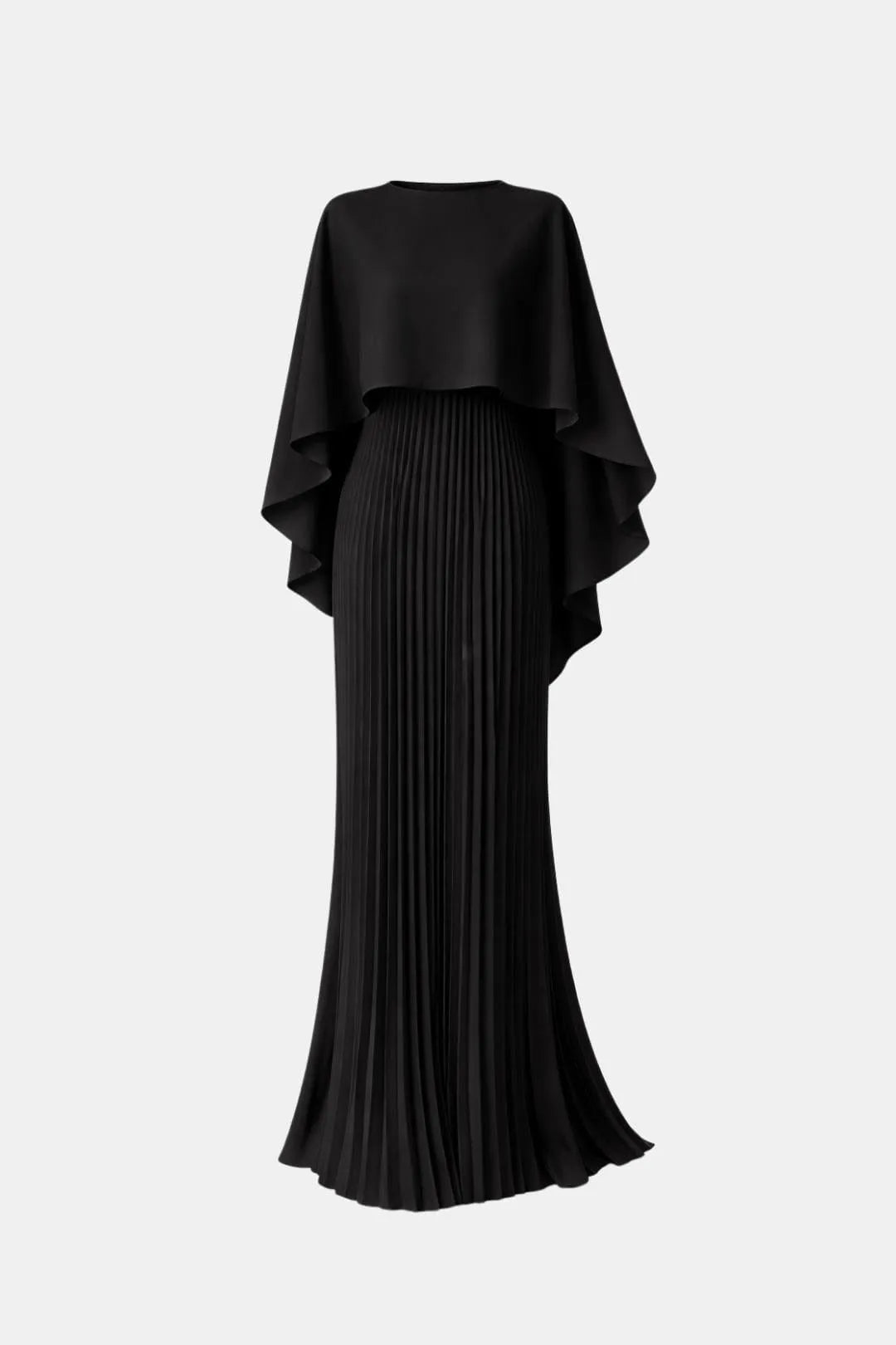 Women's Formal Evening Maxi Wedding Guest Dress with High Neck