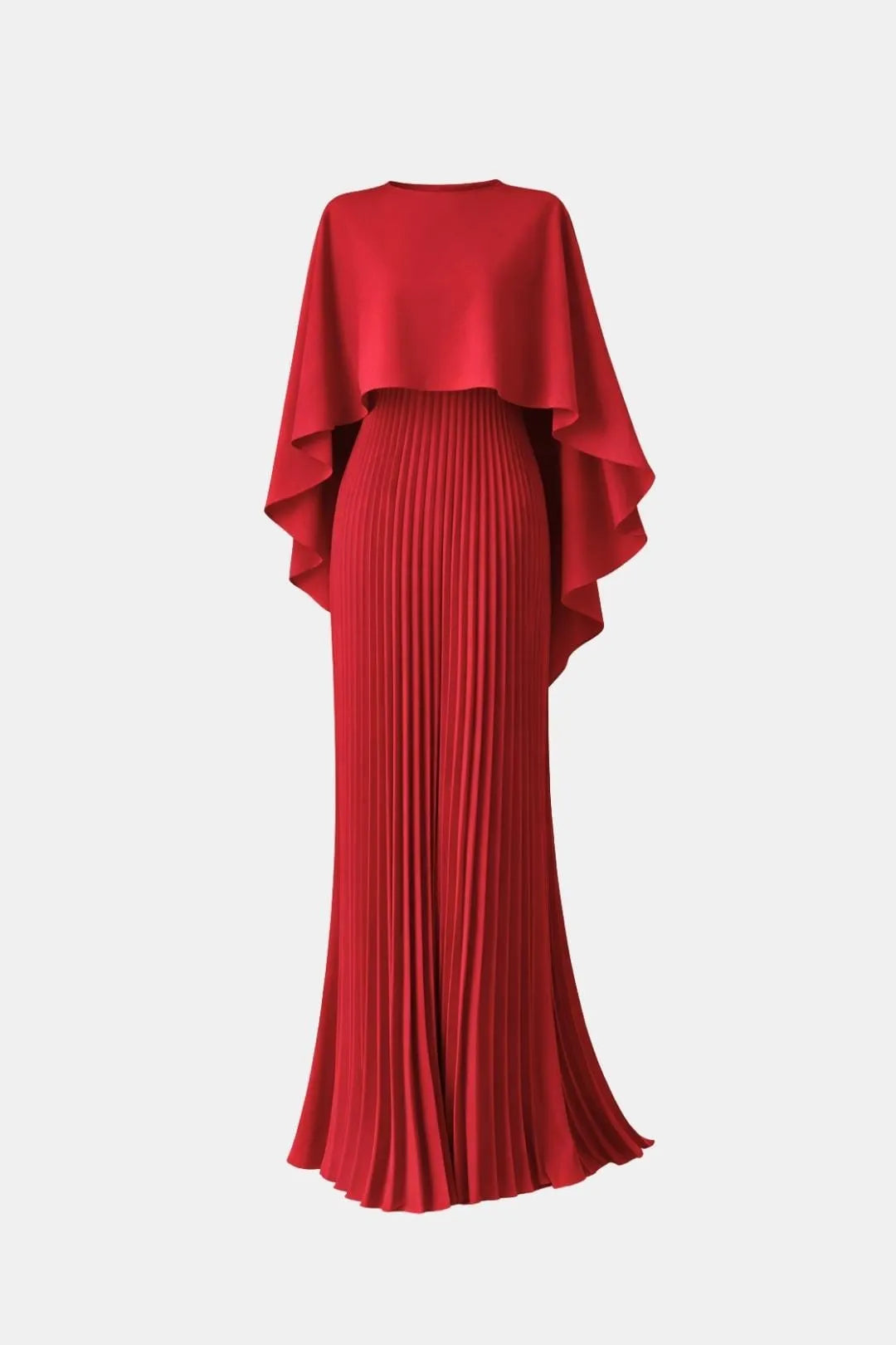 Women's Formal Evening Maxi Wedding Guest Dress with High Neck