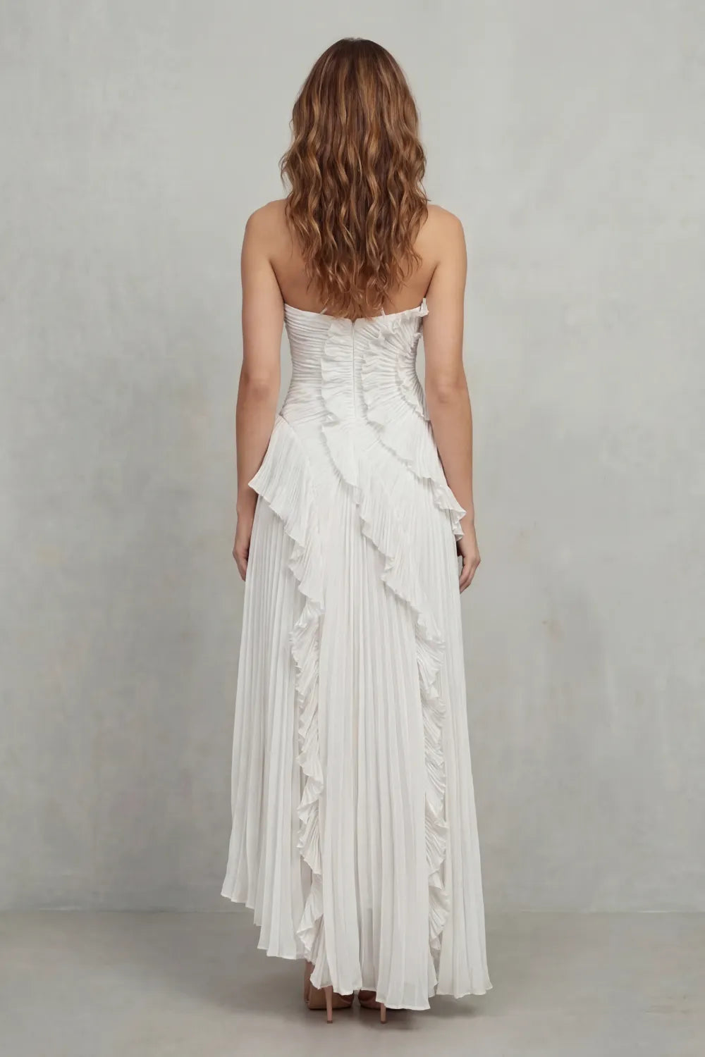 Women's Formal Party Maxi Wedding Guest Dress with Halter Neck